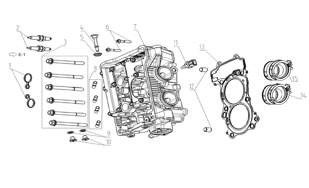 E02 CYLINDER HEAD