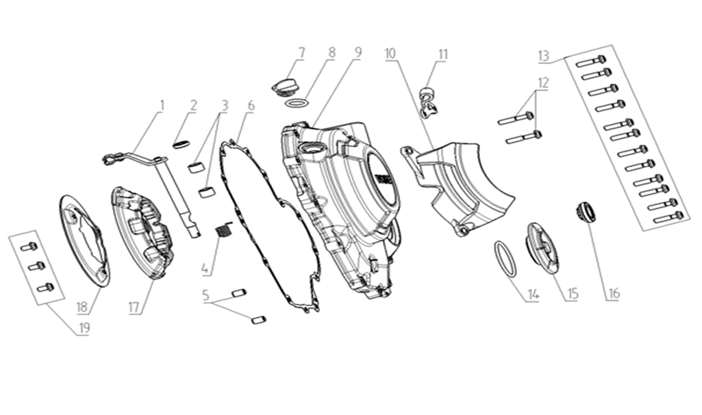 E10 RIGHT CRANKCASE